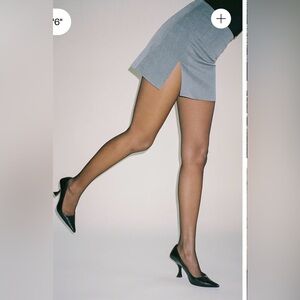 Djerf Avenue Women’s Grey Mini Skirt